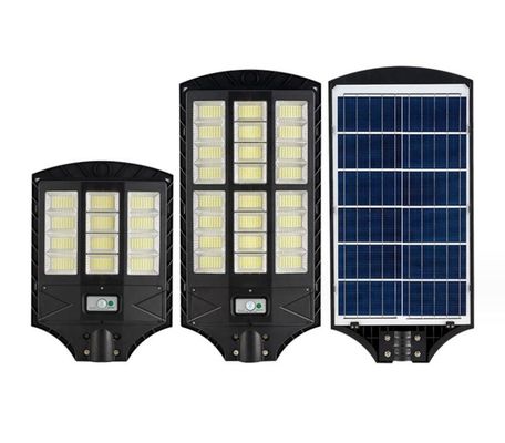 100W आउटडोर स्ट्रीट लाइटिंग, एलईडी सौर गति सेंसर प्रकाश Ip65 जल प्रतिरोधी