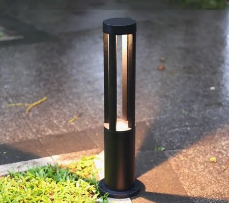 डाई कास्टिंग एलईडी बोलार्ड लाइट्स, आउटडोर गार्डन लॉन लाइट्स वाटरप्रूफ IP65